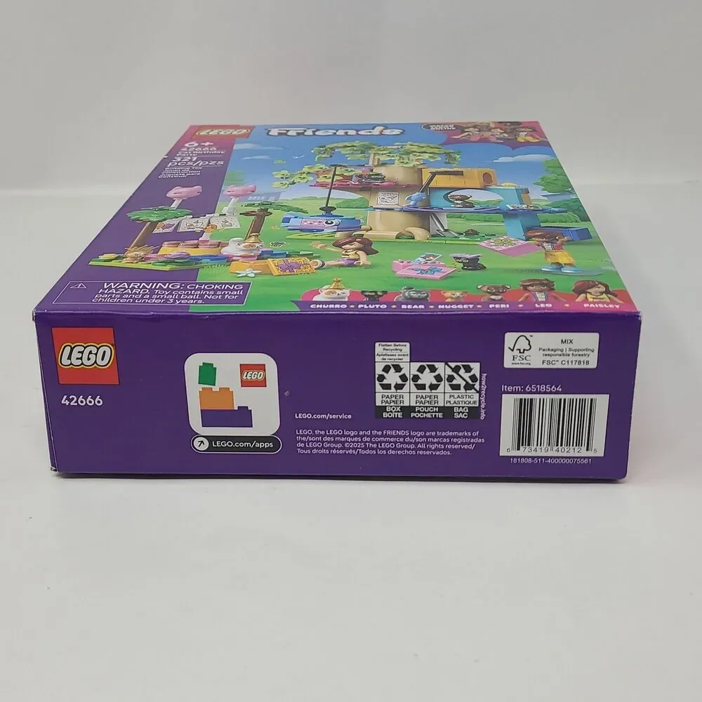 LEGO Friends Cat Birthday Party Tree House 42666 Building Set NEW Sealed 321 Pcs